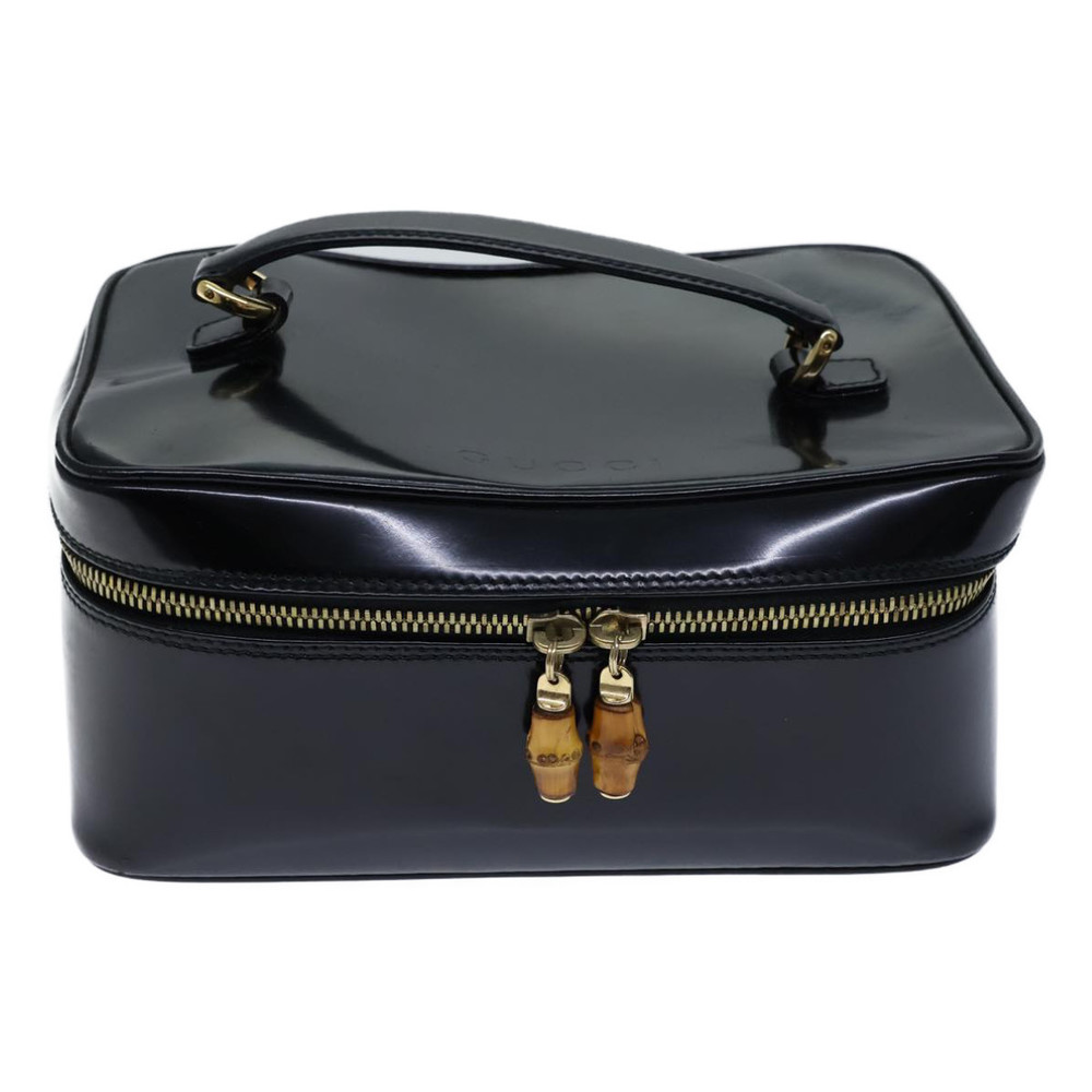 Gucci Black Cosmetic Bag with Gold Accents - Picture 2 of 16